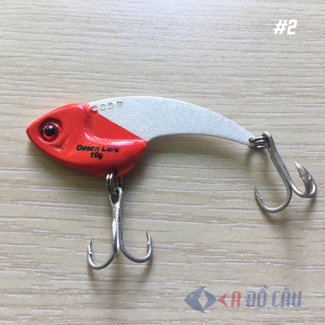 Cá sắt câu cá lóc Ocean Lure Fishen 10g màu cam cá sắt câu cá lóc Ocean Lure Fishen 10g màu cam