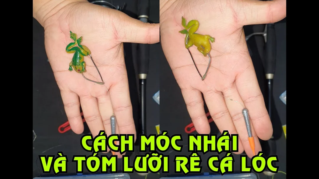 cách tóm lưỡi câu cá lóc bằng nút Palomar cho nhái hơi