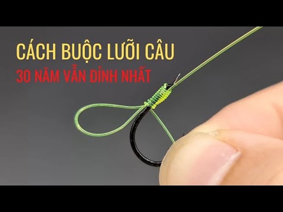 cách tóm lưỡi câu cá lóc và kiểm tra nút trước khi câu