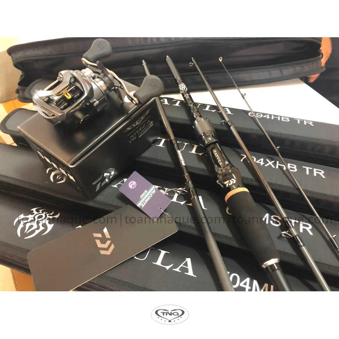 cần câu lure 4 khúc gấp gọn để di chuyển