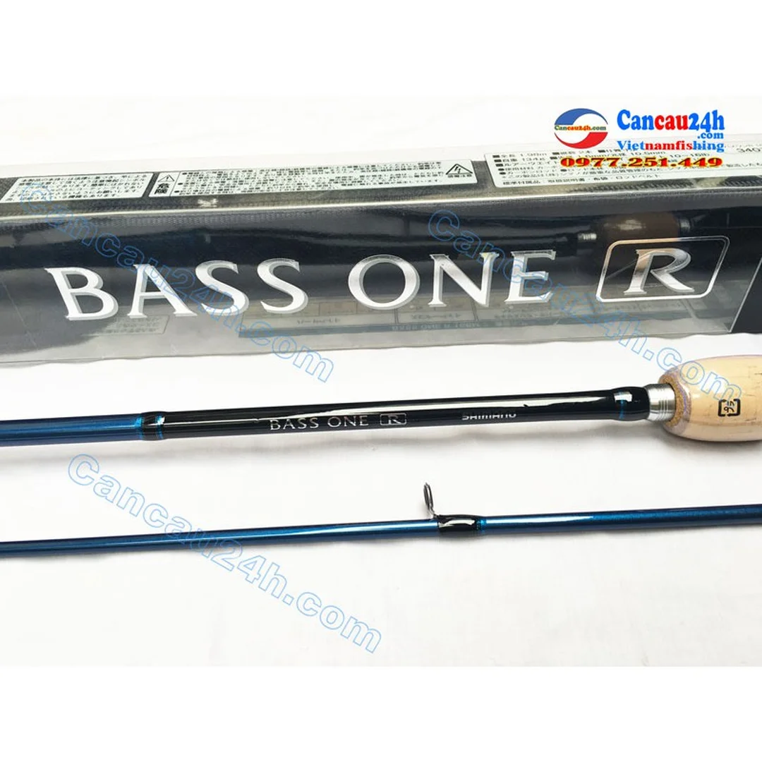 cần câu lure shimano bass one R 166M-2 phần khoen và thân carbon