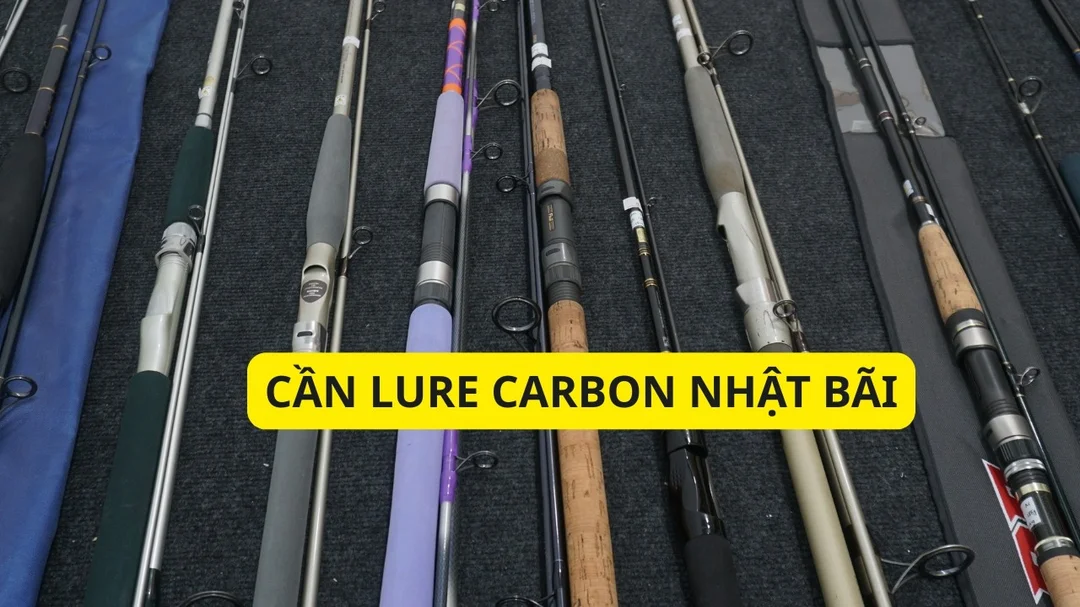 cần lure nhật bãi máy đứng và máy ngang