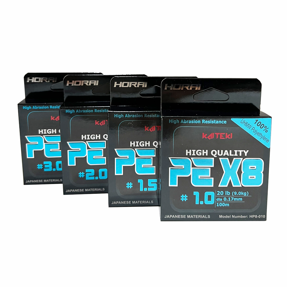 Dây PE 8x Buffalo #1.0 #1.2, #1.5, #2.0 #3.0 Cuộn 100m
