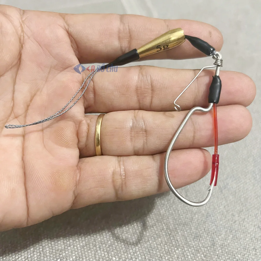 Lưỡi câu cá lóc Frog Hook 2 trong hộp phụ kiện
