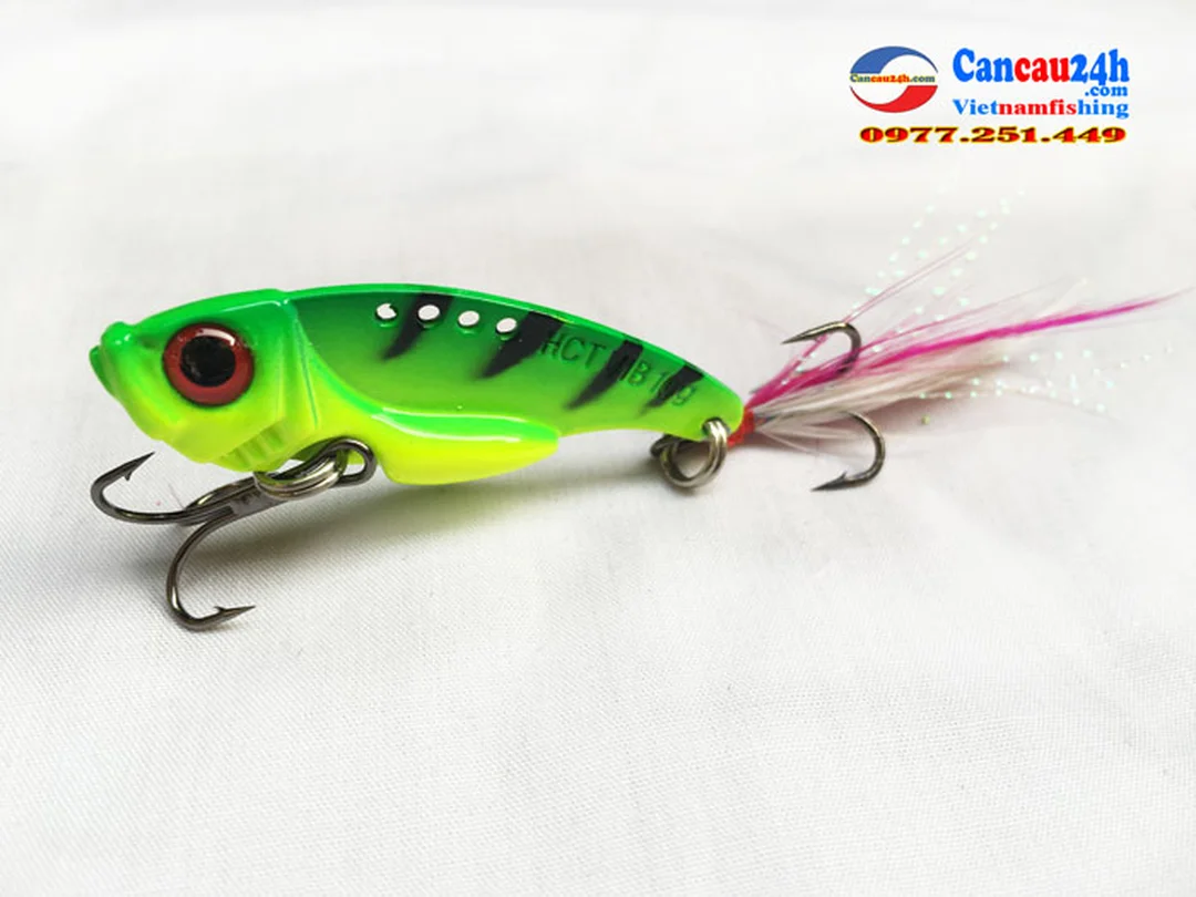 mồi giả câu cá lóc dạng cá sắt lure kim loại