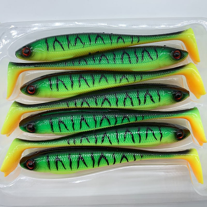 Mồi Mềm Soft Lure Gói 8 Con Câu Cá Lóc Chuẩn Mồi Mềm Soft Lure Gói 8 Con Câu Cá Lóc Chuẩn