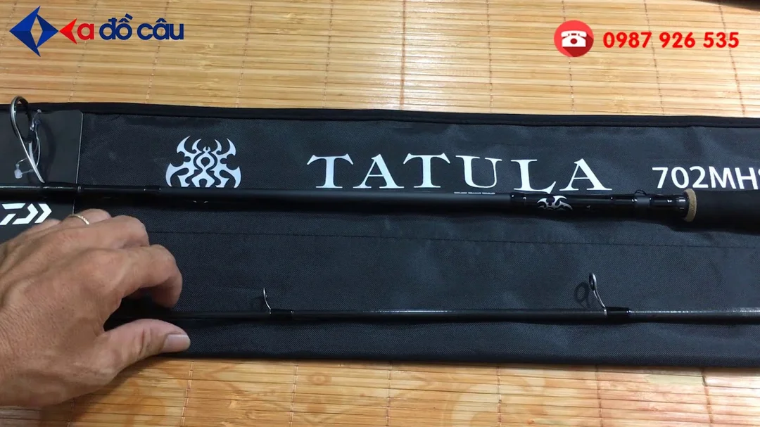 Review cần lure Daiwa Tatula 702MHS