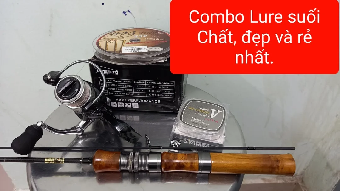 Review combo cần câu lure suối UL từ A đến Z