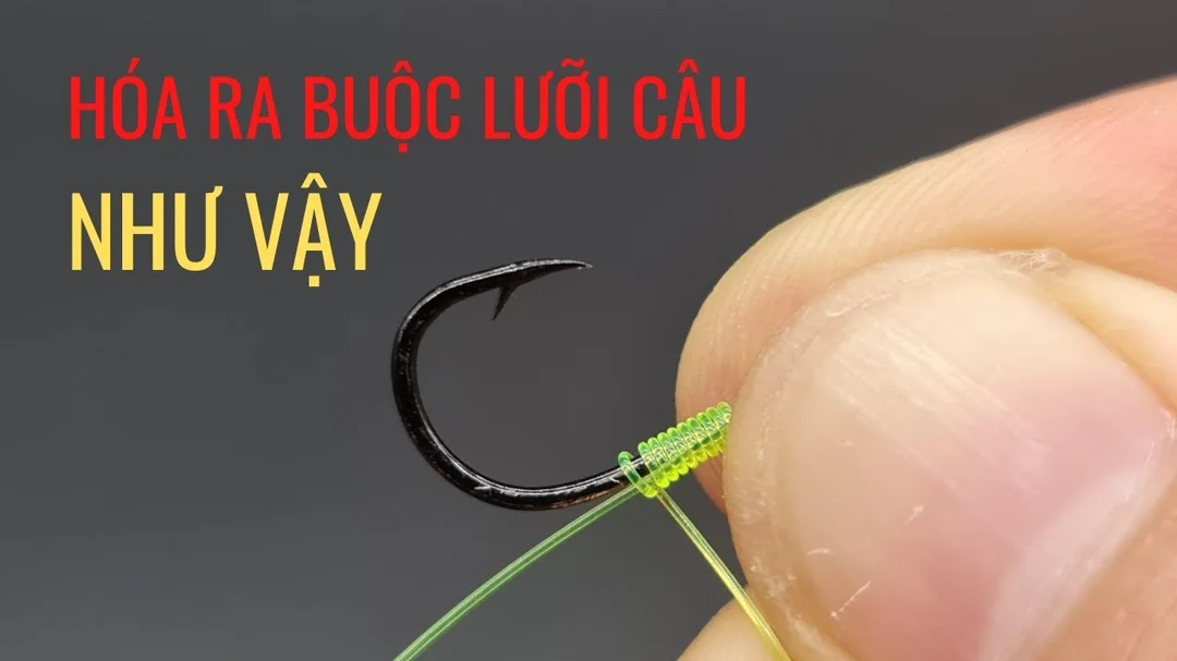 test lực nút buộc lưỡi câu cá lóc trước khi đi câu