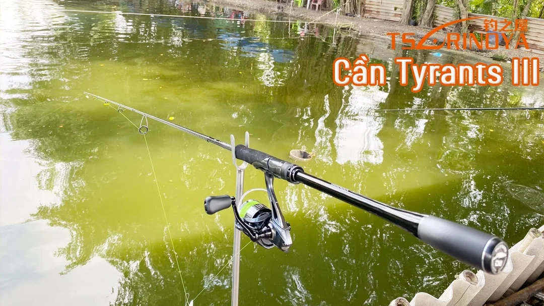 Video cần câu lure 3 khúc Tsurinoya Tyrants III