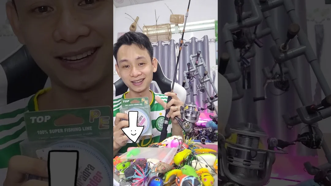 Video combo cần câu lure 1m2 thực tế